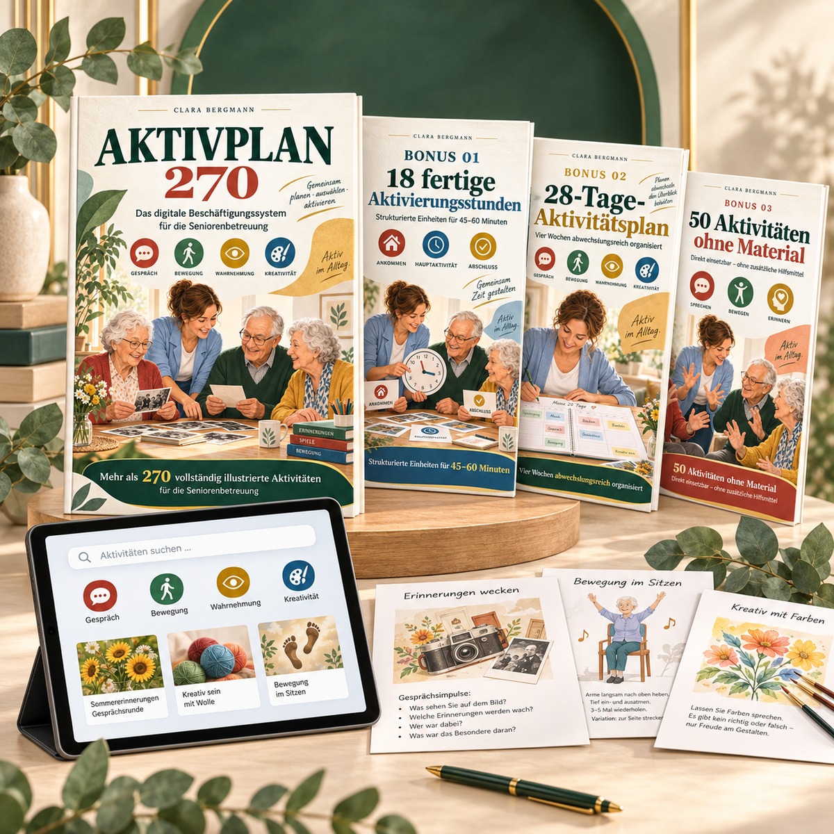 Komplettes AktivPlan 270 Paket mit Hauptprodukt, Web-App und drei Boni